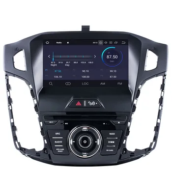 1 Din Auto nav DVD Multimediju atskaņotājs Android 9 GPS, Stereo Sistēma, Ford/Focus 2012-2017 Radio FM astoņiem Kodoliem 4+32G headunit