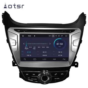 DSP Android 10 Auto GPS Navigācija, DVD Atskaņotāju Hyundai Elantra 2011. - 2013. Gadam Auto Stereo Radio Multimediju Atskaņotājs, HeadUnit Ieraksti
