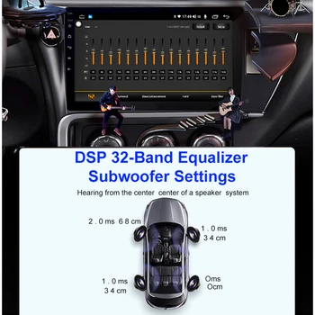Funrover 4G+64G Android10.0 DSP Auto Radio Multimediju Atskaņotājs, Honda Accord 7 2003-2007 Navigācija GPS android auto stereo 8core