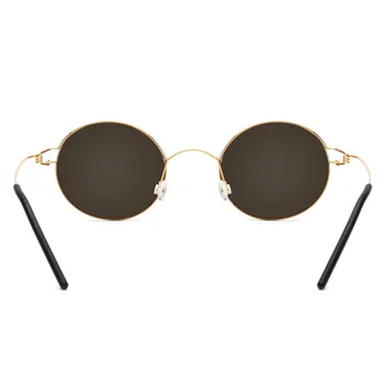Lightweigt Titāna Retro rāmja saulesbrilles vīriešiem vintage saules brilles sieviešu briļļu UVA/UVB aizsardzību UVB protection&apdares oculos de grau