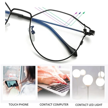 Seemfly Datoru Ieplests Anti Blue Ray Brilles Zilā Gaisma Pretbloķēšanas Brilles Optisko Briļļu UV Pretbloķēšanas Spēļu Filtra Brilles