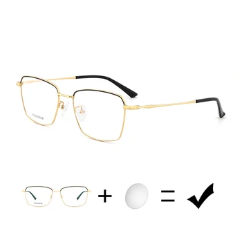 TANGOWO Vīriešiem, Optiskās Brilles Rāmis, Titāna Rāmis Vīriešu Tuvredzība Vintage Laukumā Modes Briļļu Vīriešiem Recepšu Brilles Rāmji
