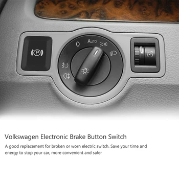 Universālas Automašīnas Elektroniskās Rokas Stāvbremzes Pogas Pārslēgt EPB Nomaiņa VW Volkswagen Passat B6 CC