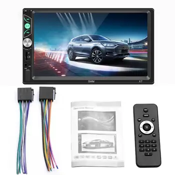 X7 7 collu Ekrāna Automašīnas Bluetooth MP5 Augstas Izšķirtspējas Video, Audio Atskaņotājs, Radio Carplay