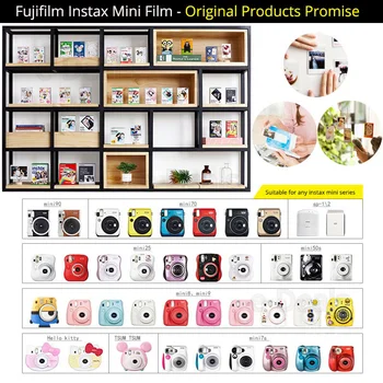 10-100sheets Fujifilm Instax Mini Balts Filmu Instant Foto Papīrs Fuji Instax Mini 9 8 7s 70 25 50s 90 Fotokamera SP-1 2 Printeri