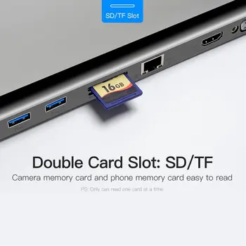 10 In 1 Multi USB C centrs, Lai HDMI VGA USB Audio Adapteris Priekš MacBook C Tipa RUMBU dokstacija Klēpjdatoru
