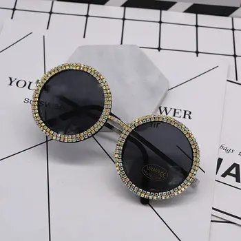 2018 jaunu modes personības ekskluzīvo diamond saulesbrilles sieviešu FML