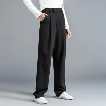 2020. gada Vasaras Kokvilnas Bikses Sieviešu Pavasara Augsta Vidukļa Biksēm Gadījuma Vasaras Bikses Vaļīgas, Sieviešu Bikses Streetwear