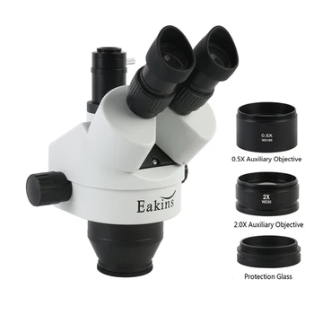 3,5 X - 90X Binokļu microscop Stereo Mikroskopu, Nepārtraukti Tālummaiņas Palielinājuma + Liels Alumīnija Stends + Objektīvs + 56 LED Ring Light