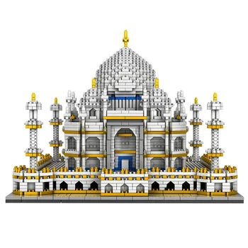 3950PCS Blokus, Uzstādīt Arhitektūras Pieminekļi Taj Mahal Palace Modeli, Celtniecības Bloki, Bērnu Izglītības Rotaļlietas, 3D Ķieģeļi Xmas Dāvanas