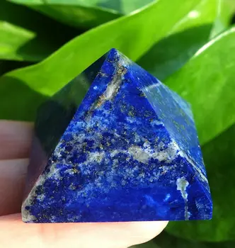 45-50MM Lapis lazuli dziedināšanas dabas kvarca piramīdas