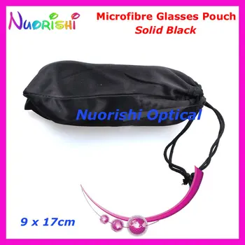 50gab Vairumtirdzniecības Melns vai Pelēks Dubultā Aukliņu Microfibre Sunglass Brilles, Briļļu Soft Case Bag Maisiņš Bezmaksas Piegāde CP030