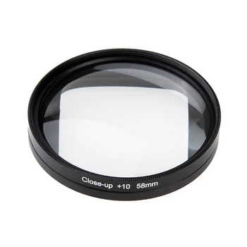 58mm Adaptera Gredzenu, Close-up Lens Kit, par GoPro HERO 5 Sesija 4 Sesijas Kameras Go Pro 4s 5s Piederumi