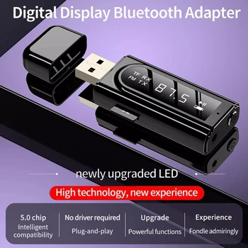 6IN1 Bluetooth Uztvērējs, Raidītājs Adapteris Receptoru USB Bluetooth Audio Adapteri Car PC TV Aux Audio Uztvērēju USB Adapteri