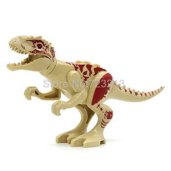 8pcs/set Jurassic Pasaules Dinozauru Bloks Uzstādīts Stygimoloch Pterosauria T-Rex Celtniecības Bloki Modelis Bircks Komplekti, Rotaļlietas Bērniem