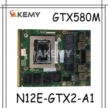 Akemy Sākotnējā GTX580M GDDR5 2GB N12E-GTX2-A1 Grafikas, Video Parādīt Karti Par Dell Alienware M17X R2 R3 R4 M18X Tests