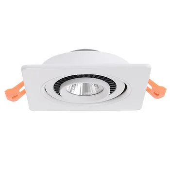 Apgaismojuma intensitātes LED downlight vienvietīgie un divvietīgie galva prožektors LED prožektora caurumu gaismas dzīvojamā istaba guļamistaba virtuves griestiem light110v220v