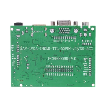 AT070TN90/92/94 7inch VGA 50pin LCD Vadītāja Valdes LCD TTL LVDS Kontrolieris Valdes Q6PA