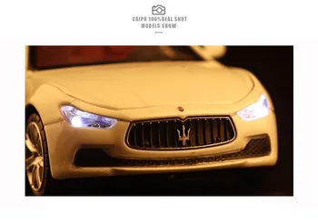Augstas Simulācijas Izsmalcinātu Diecasts & Rotaļu Automobiļi: Caipo Auto Stils Maserati Ghibli Sporta Auto 1:32 Sakausējuma Lējumiem Modelis Rotaļu Automašīnu