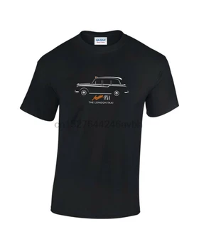Austin FX4 Londonas Taksometru Klasisko Auto Mens Iespiests T-Krekls