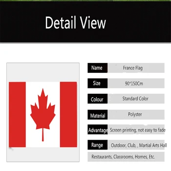 Bezmaksas Piegāde SMJY 5*3FT Lielu Kanādas Karogs Banner Kanāda Valsts Polyster Krāsotas Karogu, Āra Apdare