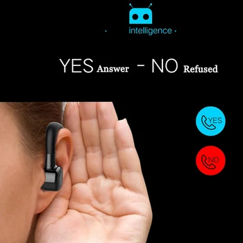 DAONO V9 Brīvroku Biznesa Bluetooth Austiņas Ar Mic, Balss vadību, Bluetooth Bezvadu Austiņas Disku Trokšņa Slāpēšanas
