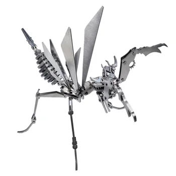 DIY Apkopot Modeļa Komplekts 3D Nerūsējošā Tērauda Montāžas Noņemams Modelis Rotājumi - Humoru Kara Scorpion Ziemassvētku Dāvanu