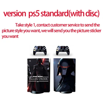 DIY PS5 Standarta Disku Izdevums Ādas Decal Uzlīmes Vāks PlayStation 5 Konsoles & Kontrolieris PS5 Ādas kategorijas Uzlīme