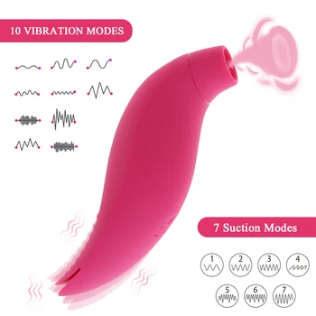 Dolphamine Klitora Nepieredzējis Vibrators G spot un Clit Stimulācija 10 Vibrācijas Modeļi Sprauslas Stimulators Seksa Rotaļlietas Sievietēm