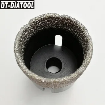 DT-DIATOOL 1pc Dia43mm Sausā Vakuuma Lodēts Dimanta Kodols Biti Caurumu Redzēju M14 Vītni, Sausās vai mitrās Urbšanai ar Segmenta augstumu 15 mm