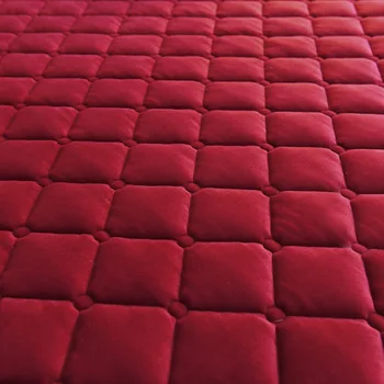 Gultas loksnes Ziemas kristāla samta stepēts gultas loksnes siltumu bieza viengabala neslīdoša Simmons matrača aizsardzību vāka pārklājs