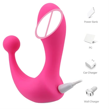IKOKY Valkājamas Dildo Vibratoru Klitora Stimulators 12 Režīmi Bezvadu Tālvadības G-Spot Massager Seksa Rotaļlietas Sievietēm Butt Plug