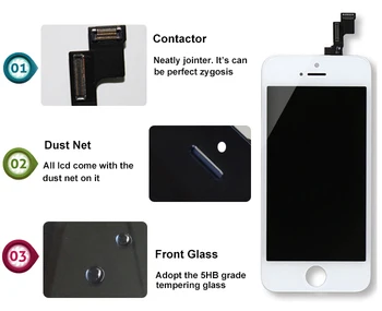 IPhone 6 Ekrāna Nomaiņa Balts Panelis Sintron OEM LCD Displejs, Touch Screen Digitizer Montāža Remonts tostarp Bezmaksas Rīki
