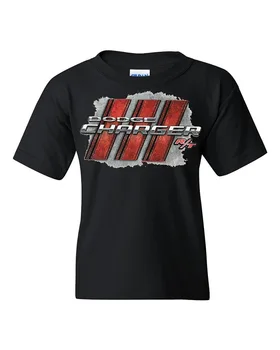 Jaunas Ielidošanas Vīriešu Modes Dodgee Charger R/T Jaunatne T-Krekls Amerikāņu Muskuļu Auto Tee krekls