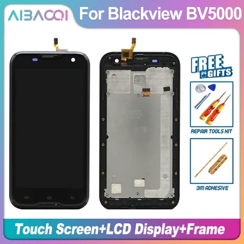 Jaunas Oriģinālas 5.0 Collu Touch Screen+1280X720 LCD Displejs+Karkasa Montāža Nomaiņa Blackview BV5000 Android 6.0