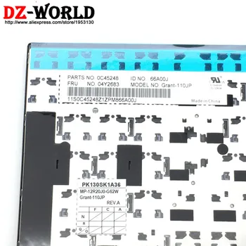 Jaunas Oriģinālas Lenovo Thinkpad E531 E540 JP Japāņu Tastatūru, Teclado 04Y2683 0C45248 04Y2720