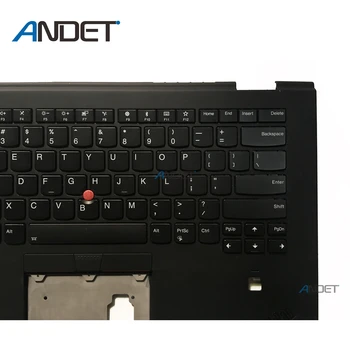 Jaunas Oriģinālas par Lenovo ThinkPad X1 Jogas 3rd Gen Palmrest Tastatūras Bezel Segtu ar lielajiem burtiem, angļu ASV