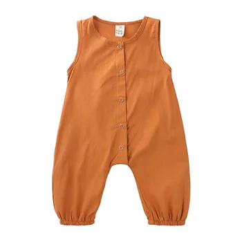 Jaundzimušais Zēns, Meitene, viengabala Apģērbs, Apģērbu svītrainām Piedurknēm Gudrs Romper Gadījuma Pogas Jumpsuit 0-18M Bērnu