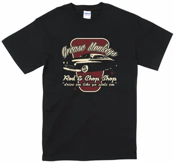 Jaunu 2019 Vīriešu Apkalpes Kakla T-Krekls Smērvielas Pērtiķiem Rockabilly Greaser Karstā Stienis, Svina Ragavas Classic Carcool T Krekls Krekls
