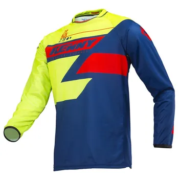 JAUNU 2020. gadam Ātri sausas Kenny Moto Jersey MX bike Velosipēdu Motokrosa Jersey BMX MTB DH T Krekls Drēbes ar garām Piedurknēm MTB Elpojošs Krekls