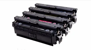 Jaunu saderīgu krāsu printeri, kārtridži, kopētāju toneru CF360A 508A hp M553DN 553N X M552DN lāzera tonera kcmy 4gab/komplekts