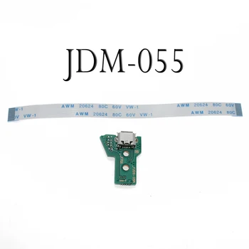 JCD 50set/daudz JDS-011 030 040 055 USB Uzlādes Ostas Valde ar kabeli PS4 PRO Slim Kontrolieris Remonta Daļas