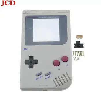 JCD DIY Pilnu korpusa apvalks gadījumā GB nomaiņa par Nintendo Gameboy Klasisko DMG daļa GB DMG GBO Plastmasas Korpusa Vāka