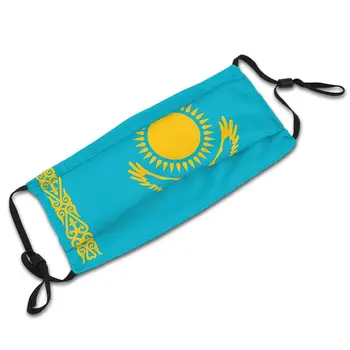 Karoga Kazahstānas Atkārtoti Iespiestas Mutes, Sejas Maska, Pretvēja Putekļu Pierādījums ar Cilpu Filtru Aizsardzības Vāciņu Respiratoru Vīriešiem