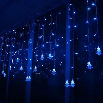 Led Ziemassvētku String Pasaku gaismas Āra AC220V ES Plug Vainags Lampas Rotājumi Mājas Puse, Dārza Kāzu Svētku apgaismojums