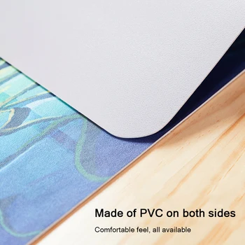 Liela Izmēra PVC Peles Paliktņa 800x400mm Mīksto Krāsotas peles paliktnis Druable Ūdensizturīgs Anti-slip Darbvirsmas Mat Klēpjdators, Desktop