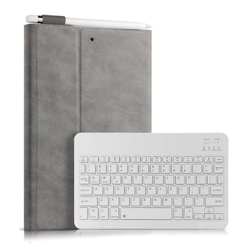 Lietā Par iPad 3 Gaisa 2019 Aizsardzības Bezvadu Bluetooth klaviatūru Aizsargs vāks iPad Pro 10.5 collu ipad gaisa 2019 Tablete gadījumā