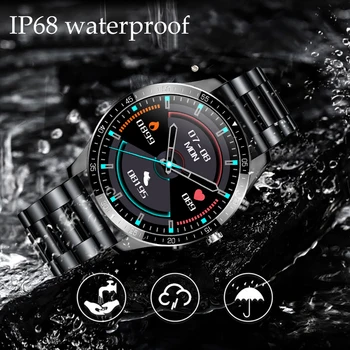 LIGE Smart Skatīties Vīrieši IP68 Ūdensnecaurlaidīga Sporta Skatīties Zvanu atgādinājumu Signālu atgādinājums sirdsdarbība Smartwatch Par Huawei Xiaomi IOS Tālruni
