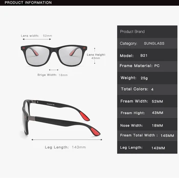 LongKeeper Polarizētās Photochromic Saulesbrilles Vīriešiem Vintage Kniežu Hameleons, Saules Brilles Mainīt Krāsu Laukums, Aizsargbrilles, Oculos UV400