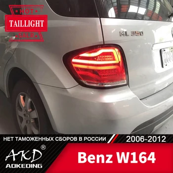 Lukturu Automašīnas Benz W164 2006-2012 ML350 ML400 ML500 LED Aizmugurējie Lukturi Miglas lukturis Dienas Gaitas Gaismas DRL Tūninga Automašīnas Piederumi